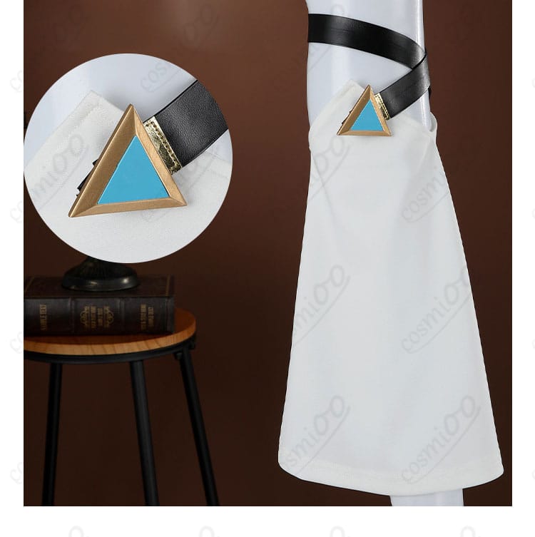 原神 ヤフォダ コスプレ衣装の左袖装飾ディテール。袖口の装飾配置と色味の再現を確認