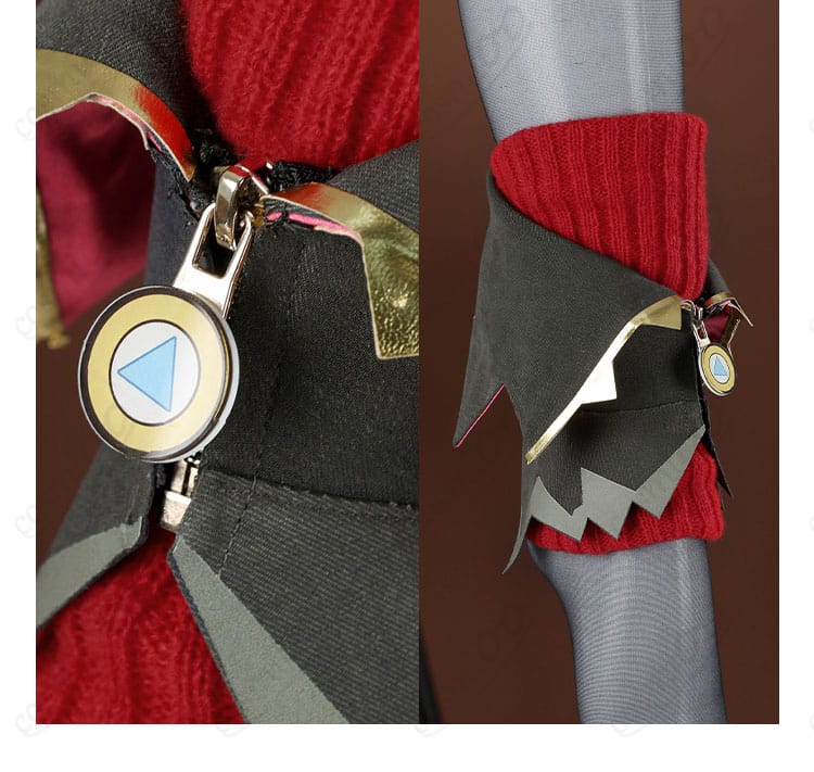 原神 ヤフォダ コスプレ衣装の足飾りディテール。歩行時に映える装飾と固定方法が分かる