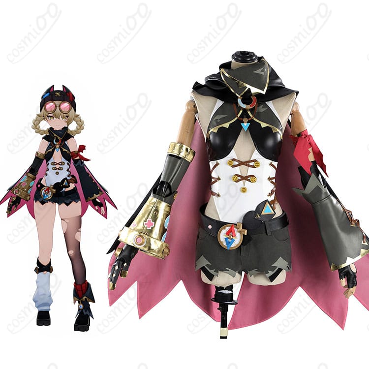 原神 ヤフォダのコスプレ衣装と公式イラストの比較。配色や装飾を高再現した仕上がりが分かる解説画像