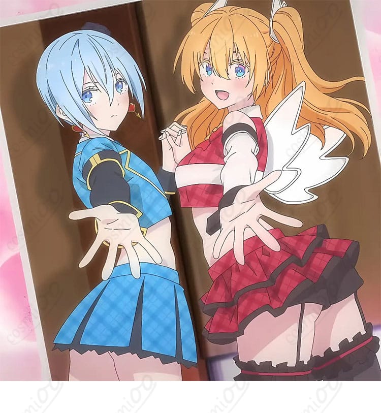 2.5次元の誘惑 リリエル シンデレラ☆スターコラボ衣装 側面スタイル｜はだけにくい設計ときれいなシルエット、袖と腰回りのディテールが見える画像