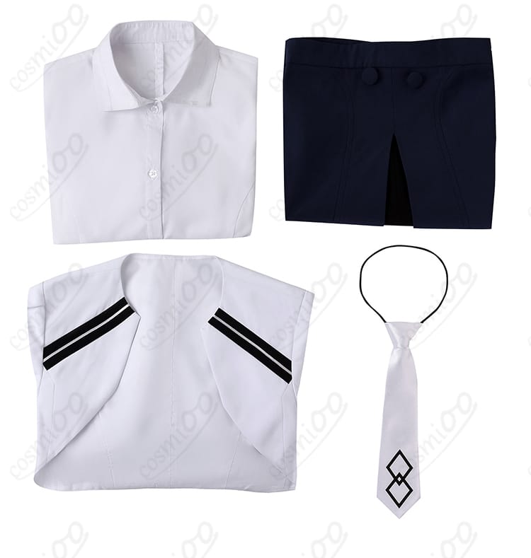 マシュ・キリエライト 新衣装 コスプレ衣装フルセット内容の展示画像｜セット内容がひと目で分かる