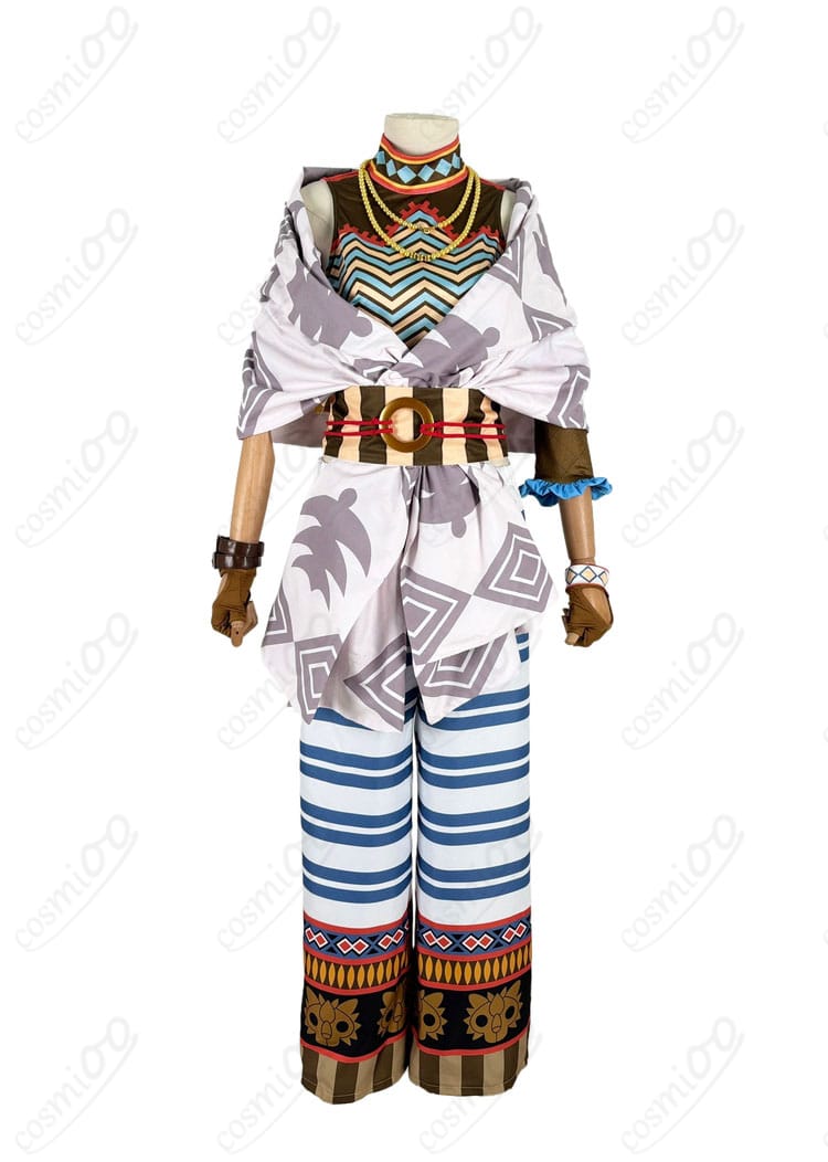 商品正面図|ツイステ レオナ 百獣の装束 コスプレ衣装・全体デザインが一目でわかる高再現ショット