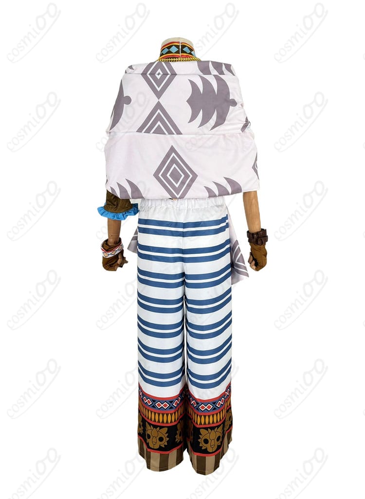 商品背面図|レオナ 百獣の装束 コスプレ衣装・背面デザインと装飾をしっかり確認