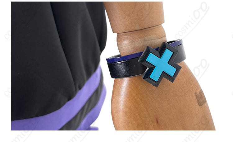 大人ネプテューヌ コスプレ衣装 手首飾りの細部ディテール