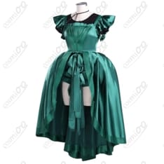 ウェンズデー アグネス・ミデル 緑ドレス コスプレ衣装｜高再現フルセット - 2枚目の画像（サムネイル）