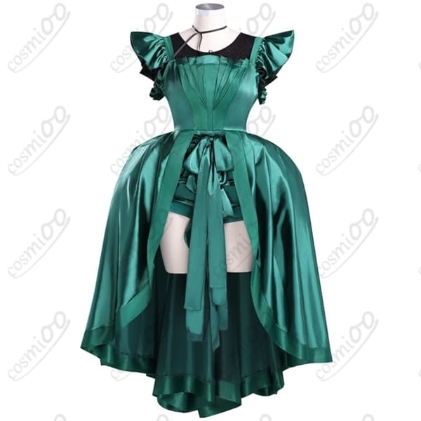 ウェンズデー アグネス・ミデル 緑ドレス コスプレ衣装｜高再現フルセット