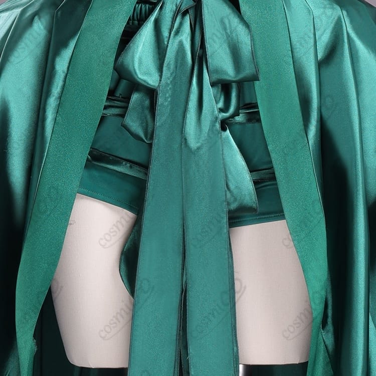 ウェンズデー アグネス・ミデル 緑ドレス コスプレ衣装｜高再現フルセット - 5枚目の画像