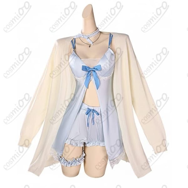 ホロライブ 白銀ノエル 新衣装 コスプレ衣装｜高再現・ふわもこルームウェア風