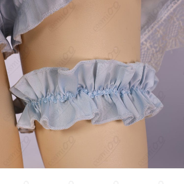 白銀ノエル 新衣装 コスプレ 脚部装飾ディテール|レッグカバーと飾りを高再現