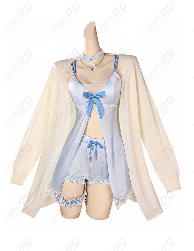 白銀ノエル 新衣装 コスプレ衣装 正面画像|ふわもこデザインが魅力