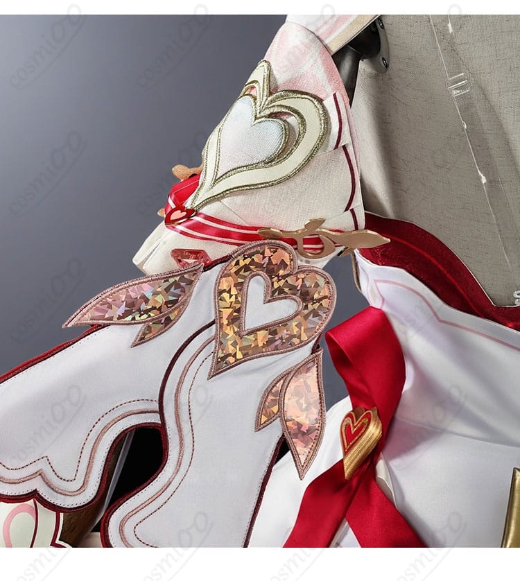 崩壊3rd エリシア「Hi♪ 愛願妖精♥」衣袖の装飾ディテール。縁取りやトリムの精巧な仕上げを示すクローズアップ。