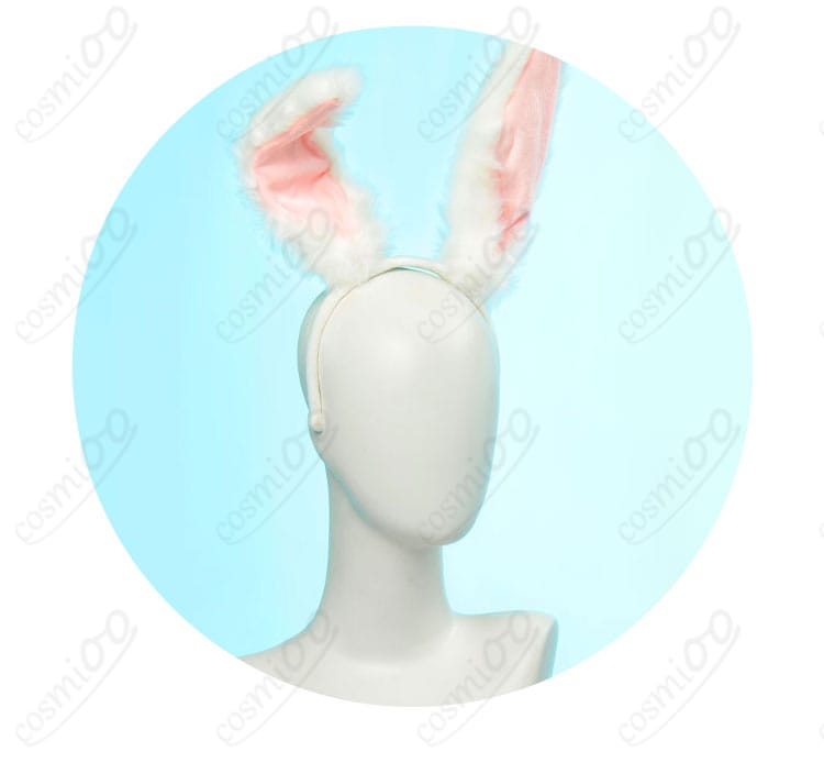 木之本桜 コスプレ衣装|うさ耳風ヘアアクセサリーの細部アップ