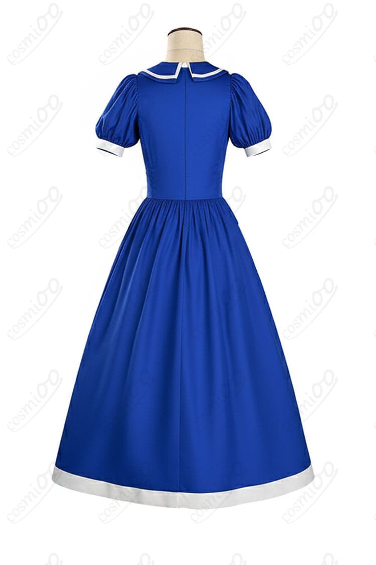 カードキャプターさくら 木之本桜 私服ワンピース コスプレ衣装 背面図|リボンや裾の細部まで丁寧に再現