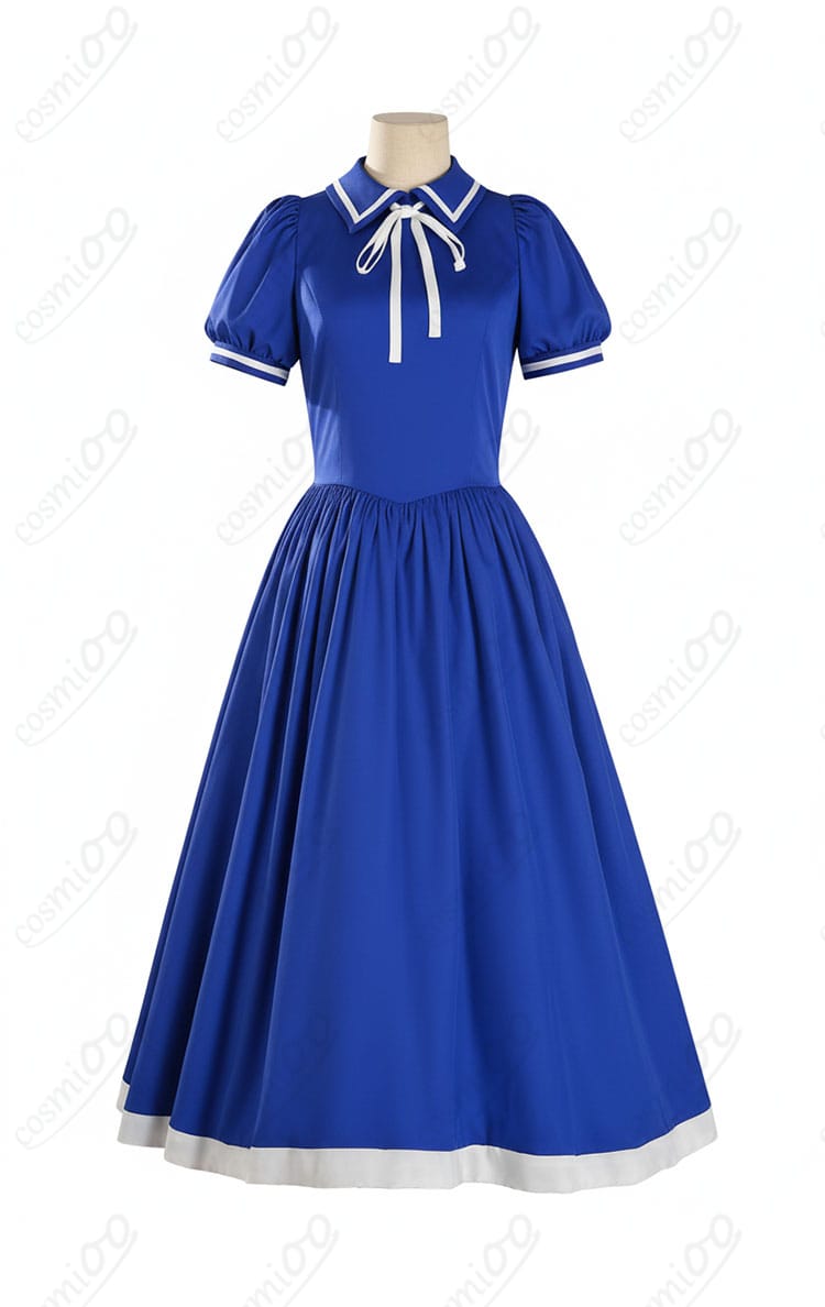 カードキャプターさくら 木之本桜 私服ワンピース コスプレ衣装 正面図|シルエットが美しい高再現デザイン