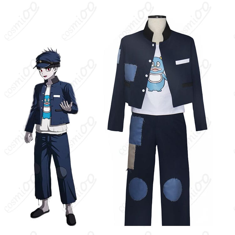 商品服装与キャラクター人物の比較画像|HUNDRED LINE 丸子楽 私服 コスプレ衣装・高再現デザイン