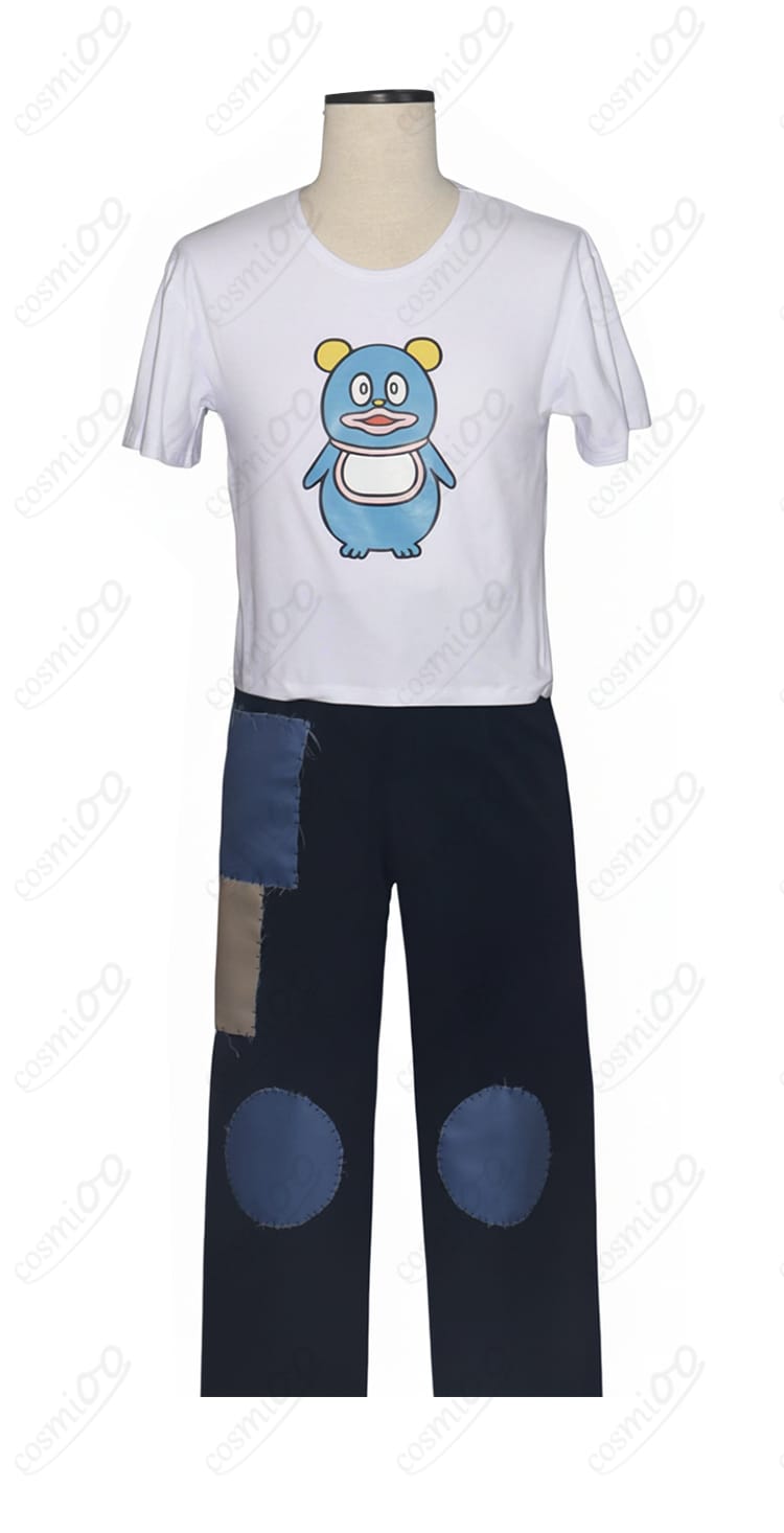 服装上衣短袖正面装飾詳細|丸子楽 私服 コスプレ衣装 トップスの装飾アップ