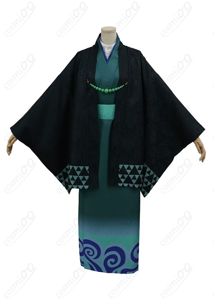 銀魂 坂田銀時 浴衣コスプレ衣装 正面図|和装デザイン・質感チェック