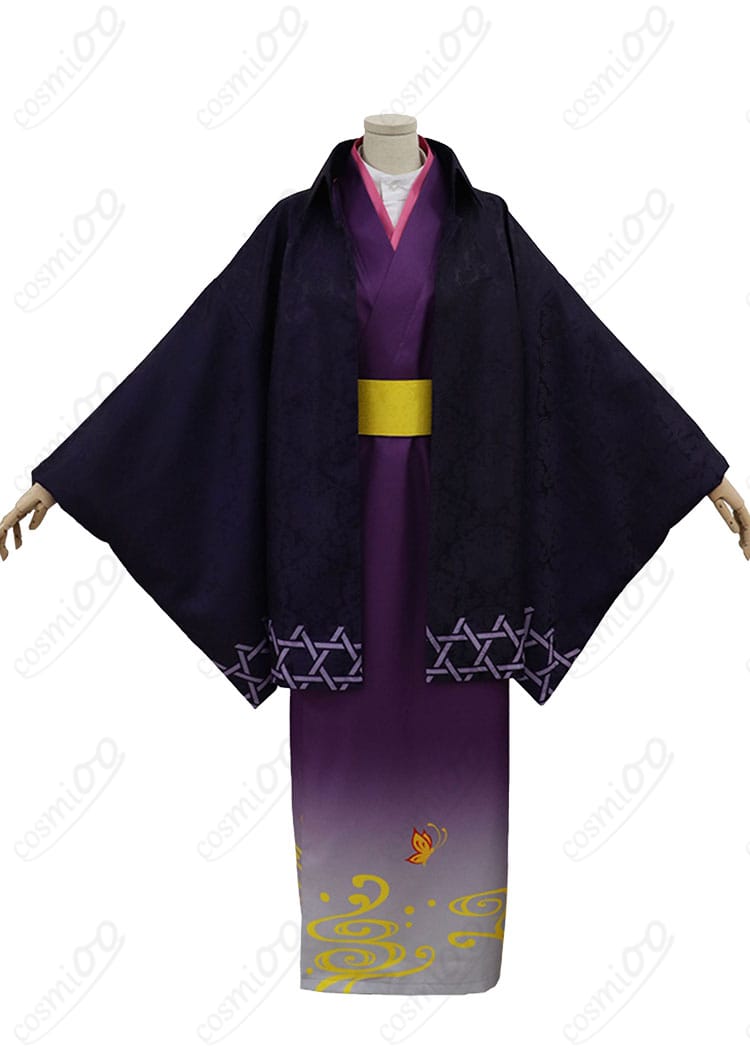 銀魂 高杉晋助 浴衣コスプレ衣装 正面画像|和装デザイン・細部まで再現