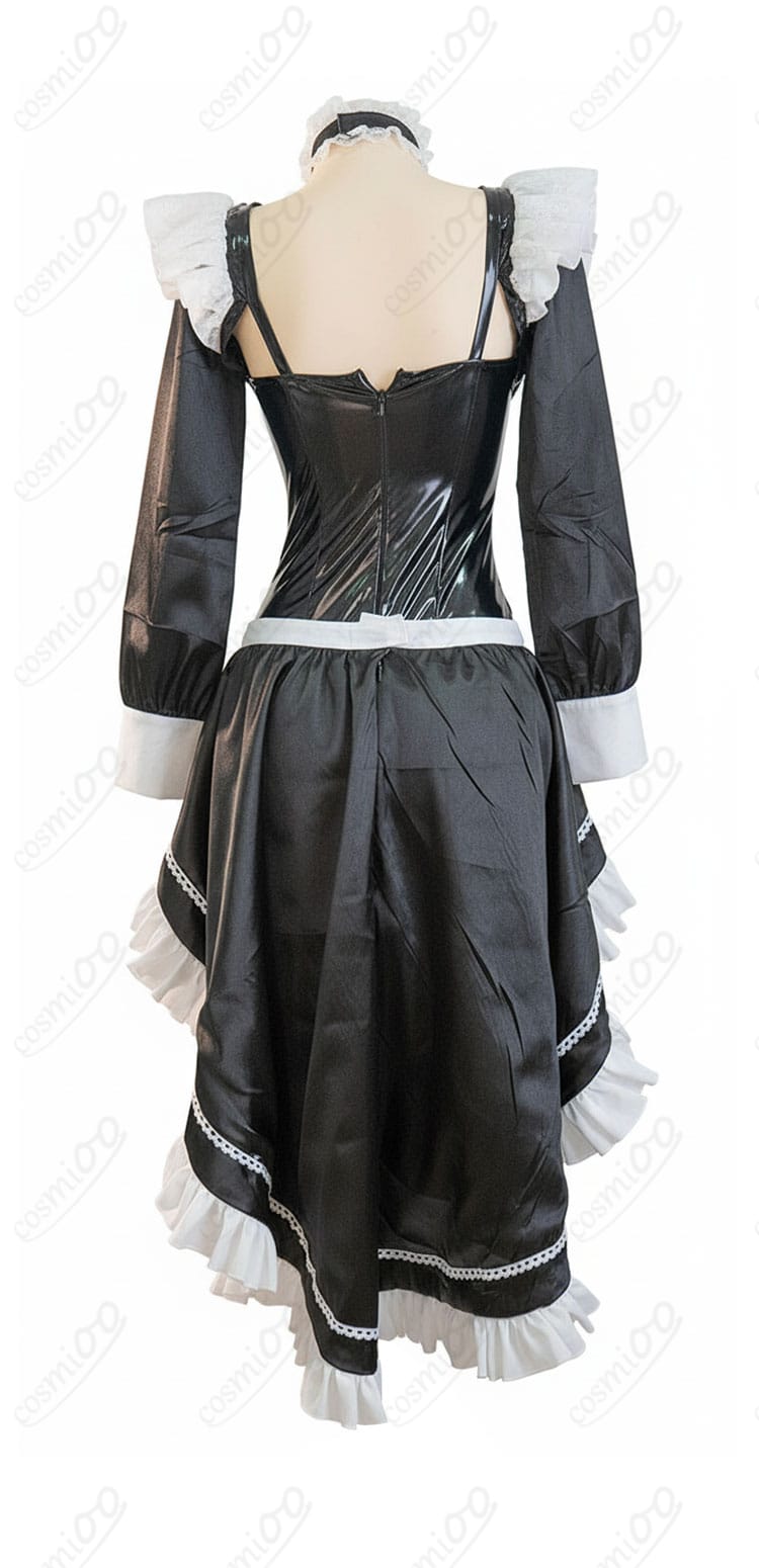 ミハラ メイド服 コスプレ衣装|背面デザイン・リボン装飾図