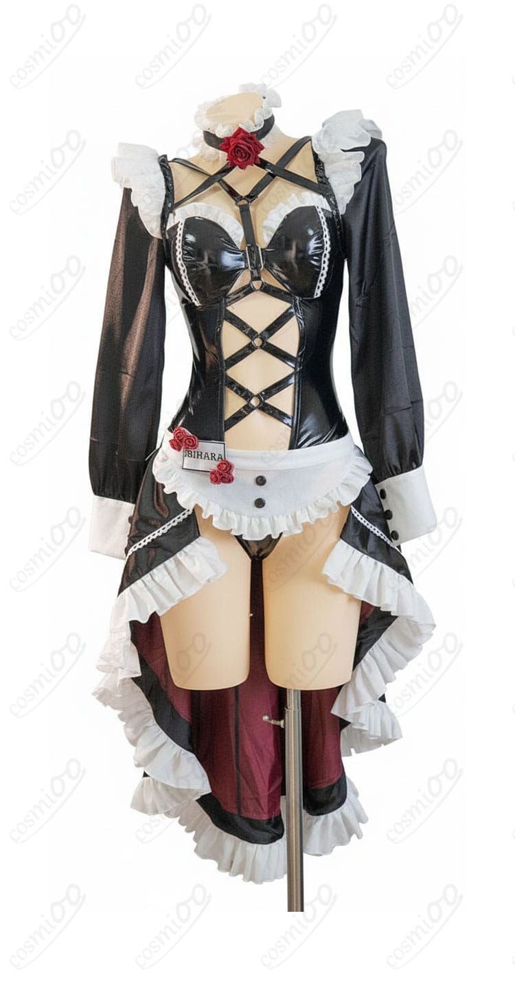 ミハラ メイド服 コスプレ衣装|正面デザイン全体図