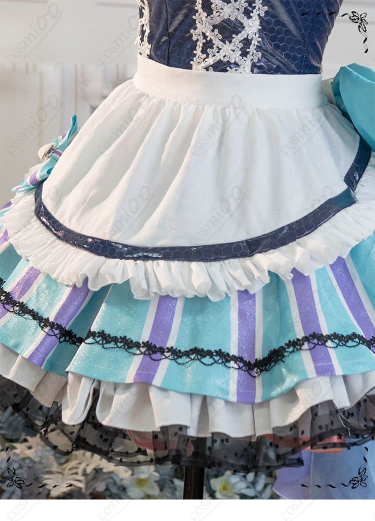 リトルマーメイド メイド服 エプロン装飾詳細|NIKKE コスプレ 衣装ディテール