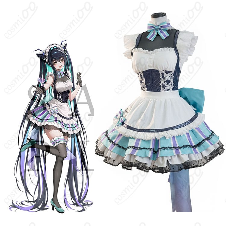 リトルマーメイド メイド服 コスプレ衣装とキャラ比較図|NIKKE 高再現デザイン