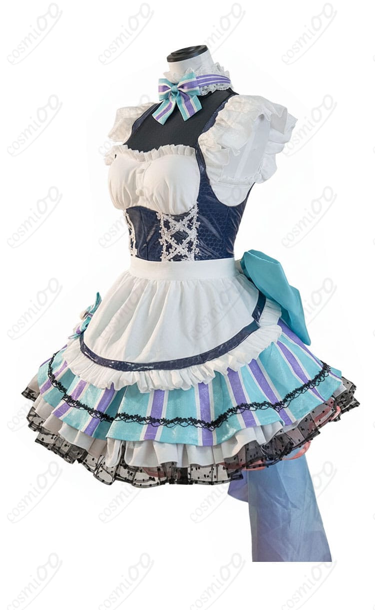 メイド服 左側装飾ディテール|リトルマーメイド コスプレ 衣装パーツアップ