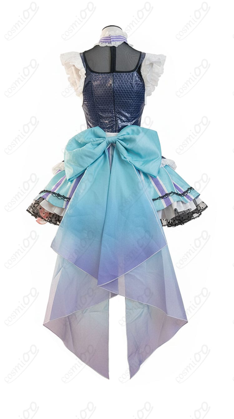 リトルマーメイド メイド服 コスプレ衣装 背面図|NIKKE ファンメイドデザイン