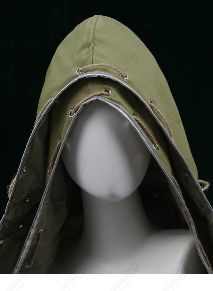 第五人格 傭兵 初期衣装 コスプレ衣装 フード装飾ディテール写真