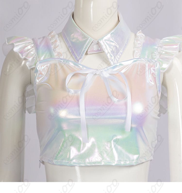 藤田ことね『雨上がりのアイリス』コスプレ 衿元ディテール|学マス衣装・精巧な装飾