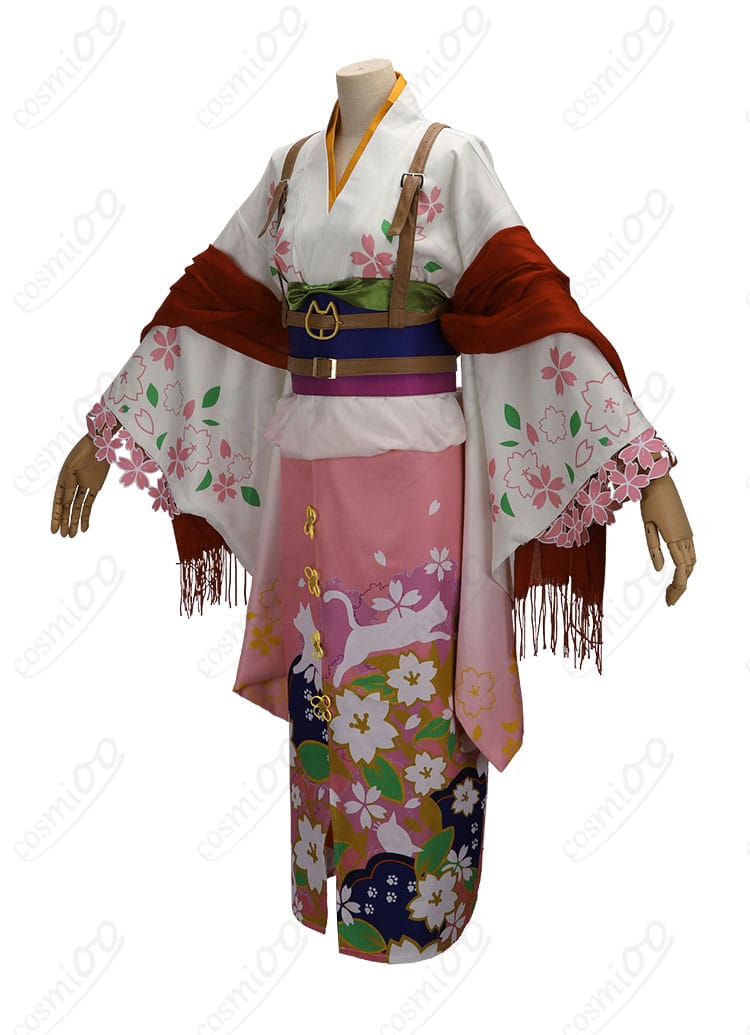 大妖怪 nqrse ローソンコラボ コスプレ衣装 側面|シルエット確認に最適