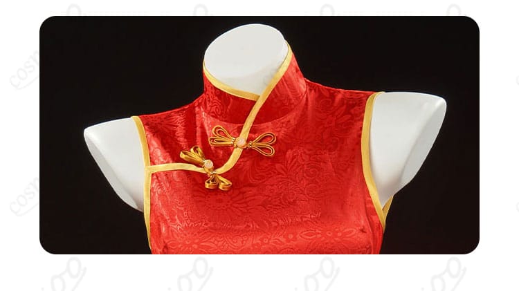 チャイナドレス 斜襟・襟元装飾ディテール画像|To LOVEる ヤミ コスプレ