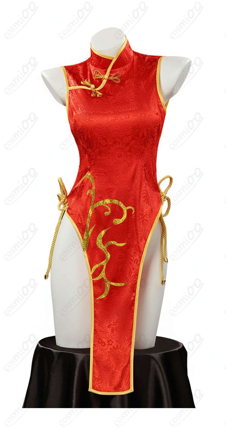 金色の闇(ヤミ)チャイナドレス コスプレ衣装 正面画像|高品質デザイン