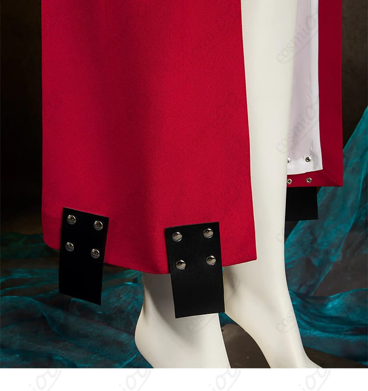 イノ コスプレ衣装 衣裾デザイン細節|動きのあるラインを再現