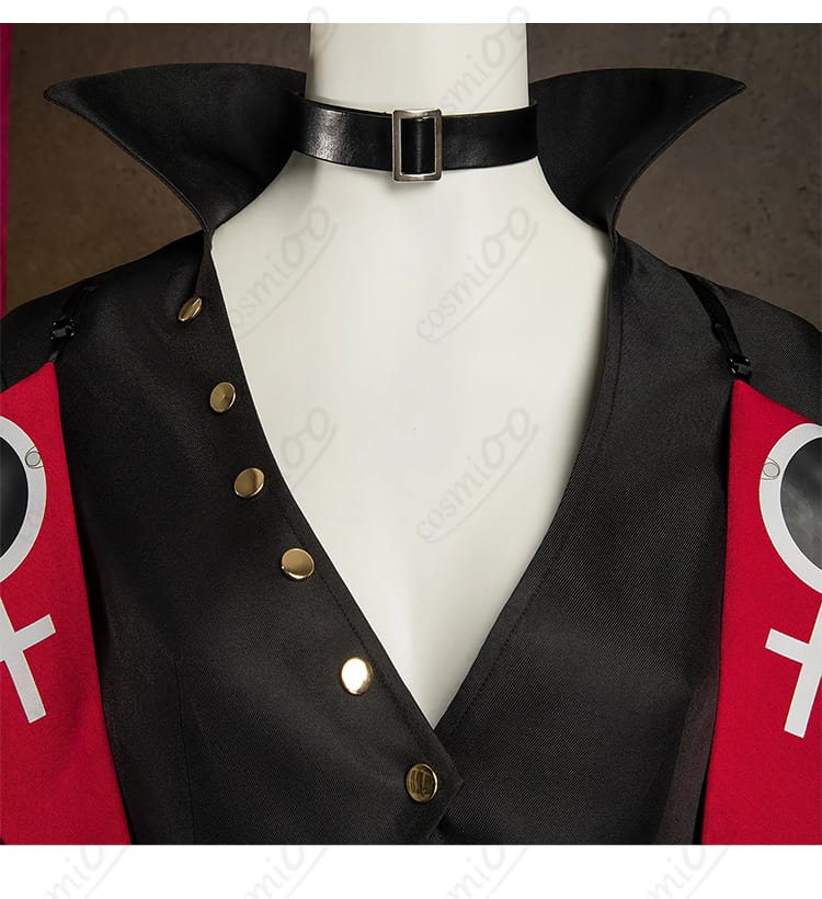 イノ コスプレ衣装 领口装飾アップ|ディテール重視の高品質仕上げ