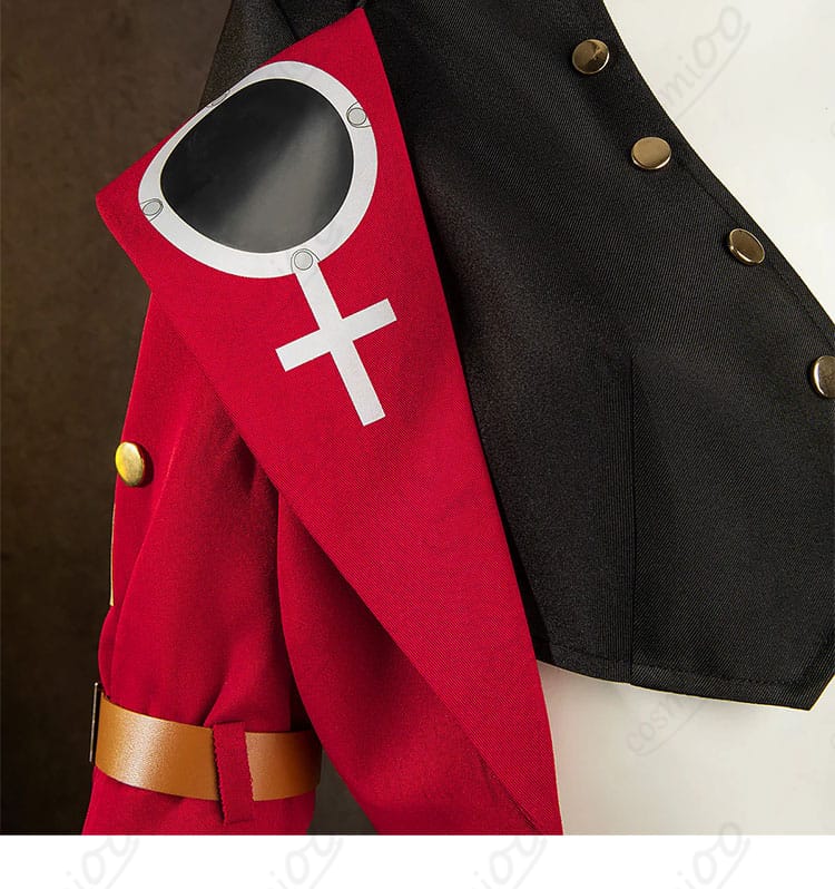 イノ コスプレ衣装 外套えり装飾細節|イベント映えするデザイン