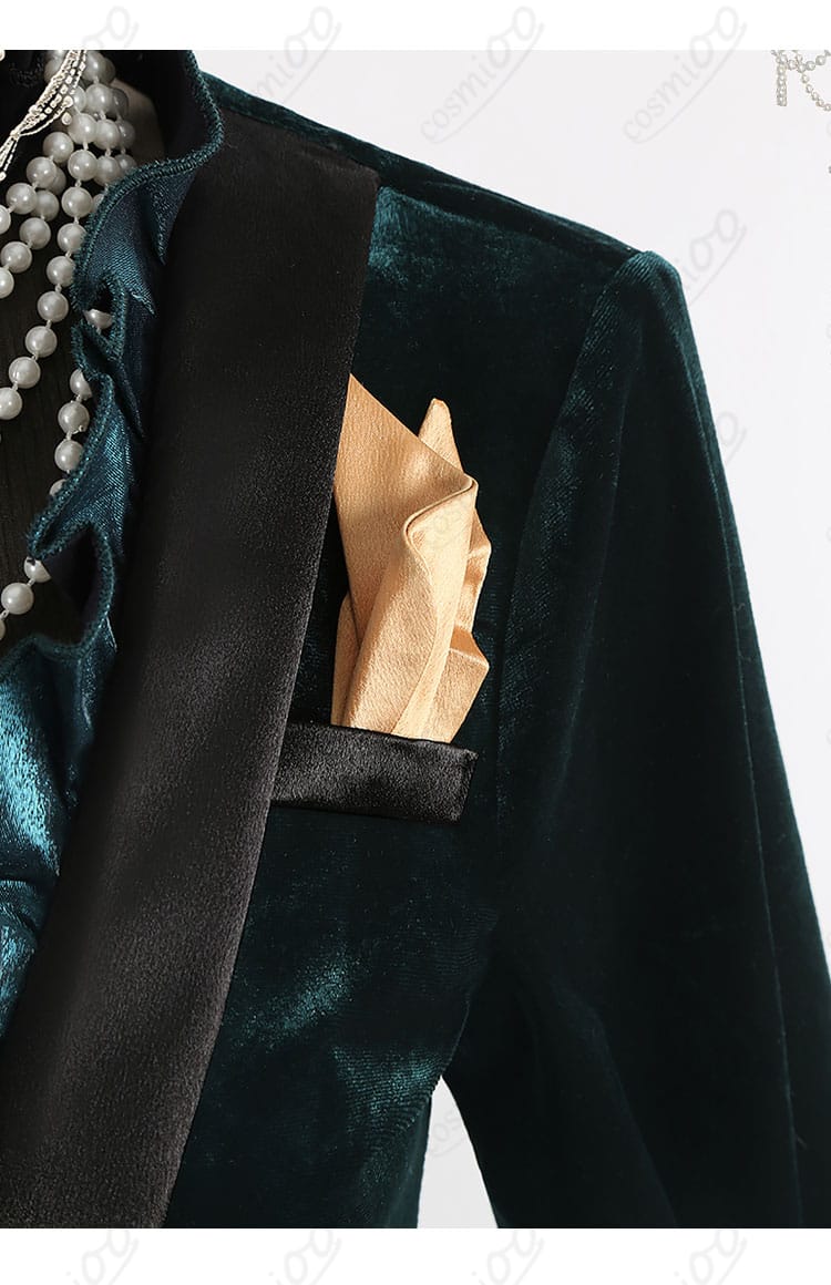 ジョルジーナ・リーチ コスプレ衣装 胸元装飾の細部アップ|高再現ディテール