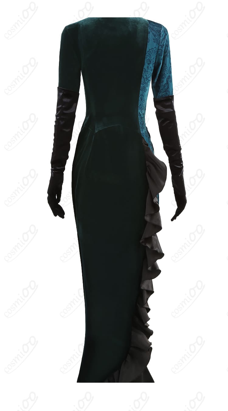 ツイステ ジョルジーナ・リーチ コスプレ衣装 背面写真|立体裁断で美しい後ろ姿