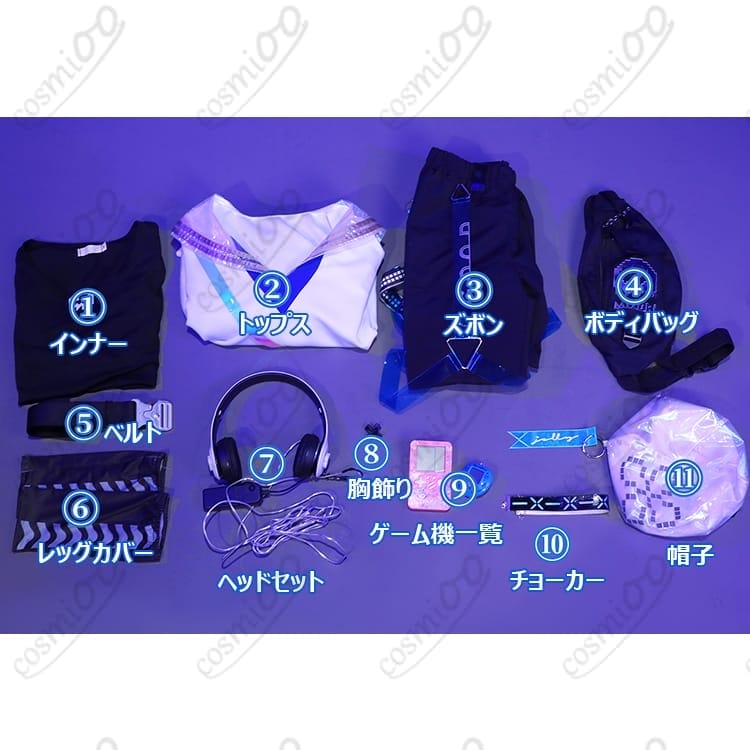 アークナイツ ミヅキ『永遠のプレイヤー』高再現コスプレ衣装｜フルセット・送料無料 - 4枚目の画像