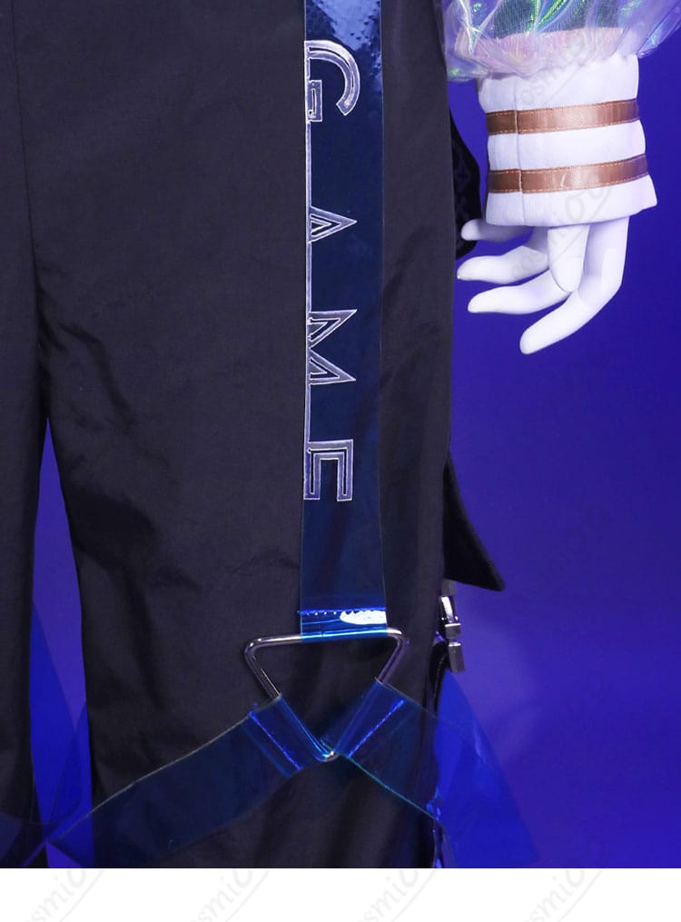 腰まわりの細ひも装飾ディテール|アークナイツ ミヅキ コスプレ衣装