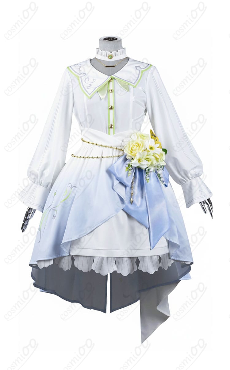 草薙寧々「レーヴ・デ・トナリティ」コスプレ衣装の正面図|可憐なステージ衣装・高品質生地使用