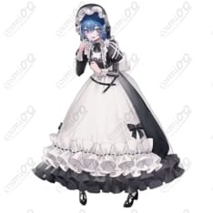 死亡遊戯で飯を食う 青井 メイド服（ゴーストハウス）コスプレ衣装 フルセット - 1枚目の画像（サムネイル）