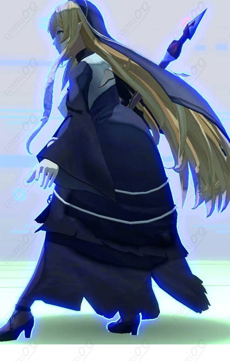 ステリア・ララ・シルワ シスター衣装 コスプレ 左側ビュー|神聖で落ち着いた雰囲気を表現