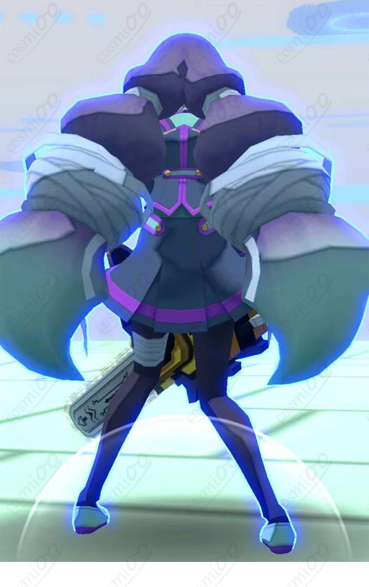 #コンパス 双挽乃保 制服 コスプレ衣装 背面姿|ディテール確認におすすめ