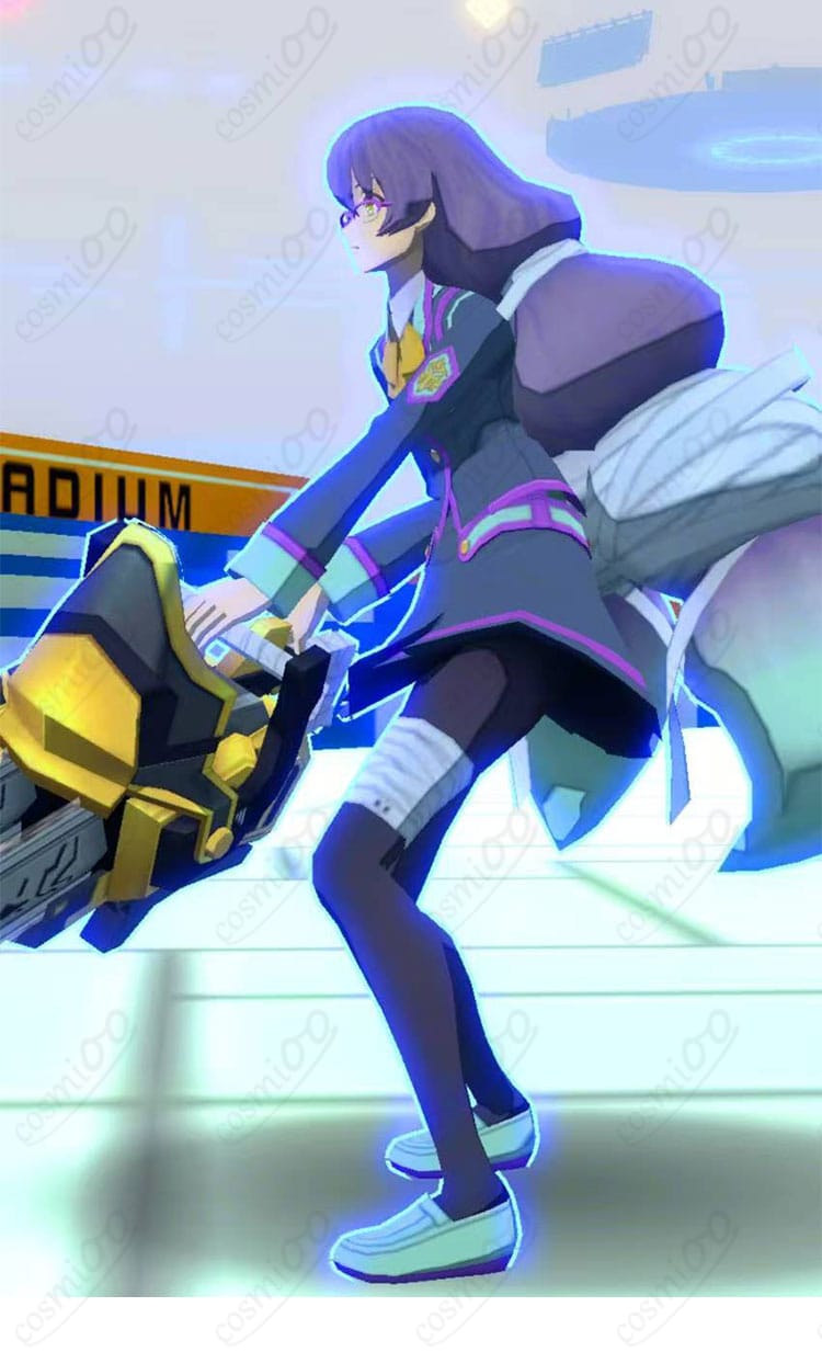 #コンパス 双挽乃保 制服 コスプレ衣装 左側アングル|自然なシルエット再現