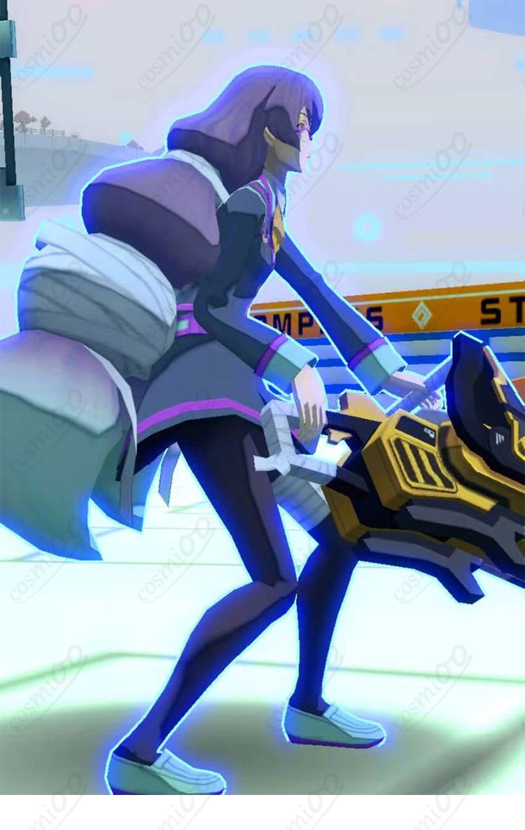 #コンパス 双挽乃保 制服 コスプレ衣装 右側アングル|高品質な仕上がりをチェック