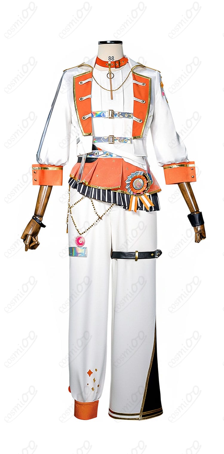 東雲彰人 5th Anniversary 感謝祭 コスプレ衣装 正面全体図|プロセカ 高品質 コート・ベスト付き フルセット