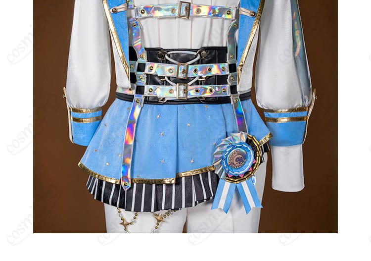 青柳冬弥 コスプレ衣装 腰帯ディテール|シルエットを整える高品質素材