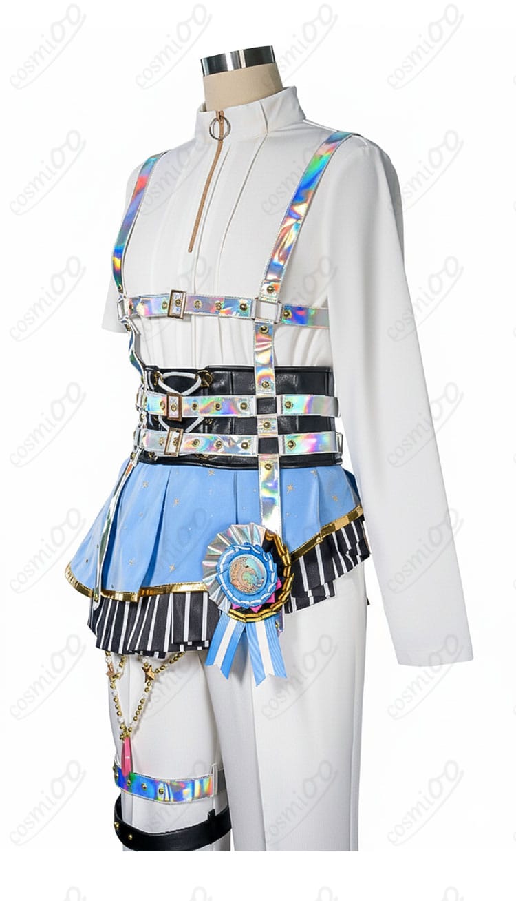 青柳冬弥 5th感謝祭 コスプレ衣装 側面装飾ディテール|腰布とベルトの立体感を表現