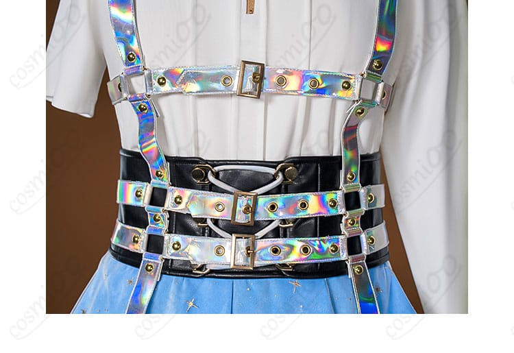 青柳冬弥 コスプレ衣装 腰封ディテール|美しいラインを演出するベルト装飾